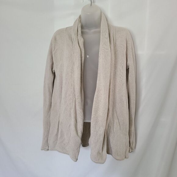 Peruvian Connection Pima Cotton Open Front Cardigan sz M‎ - Picture 1 of 4